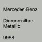 Preview: Mercedes-Benz, Diamantsilber Metallic, 9988.